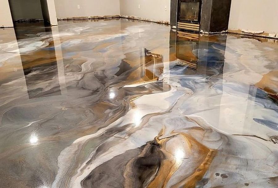 Colorful Epoxy Flooring