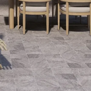 Fago Outdoor Dark Grey Stone Effect Wall & Floor Tiles