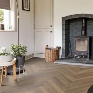 Polyflor Camaro RigidCore Astoria Oak Herringbone LVT