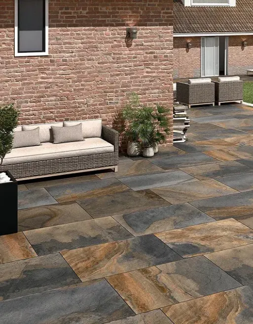 Sedan Outdoor Rustic Slate Effect Floor Tile