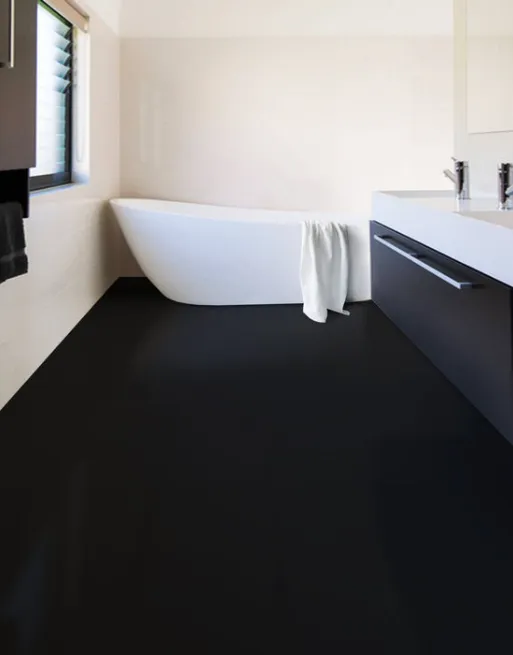 CV Cushioned Vinyl Flooring Expotop Black