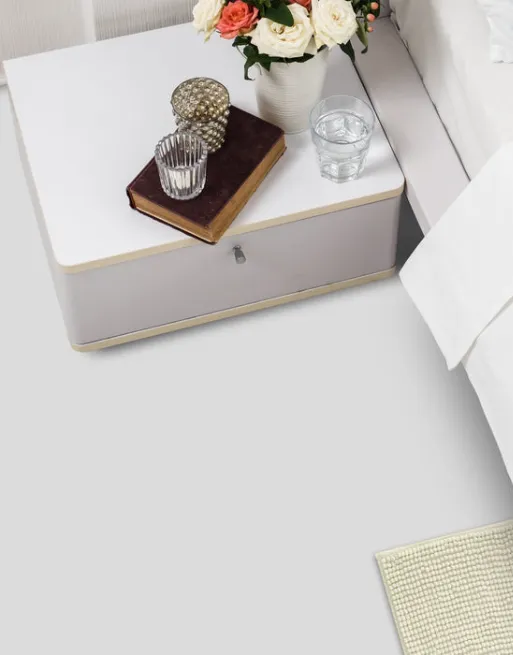 CV Cushioned Vinyl Flooring Expotop White