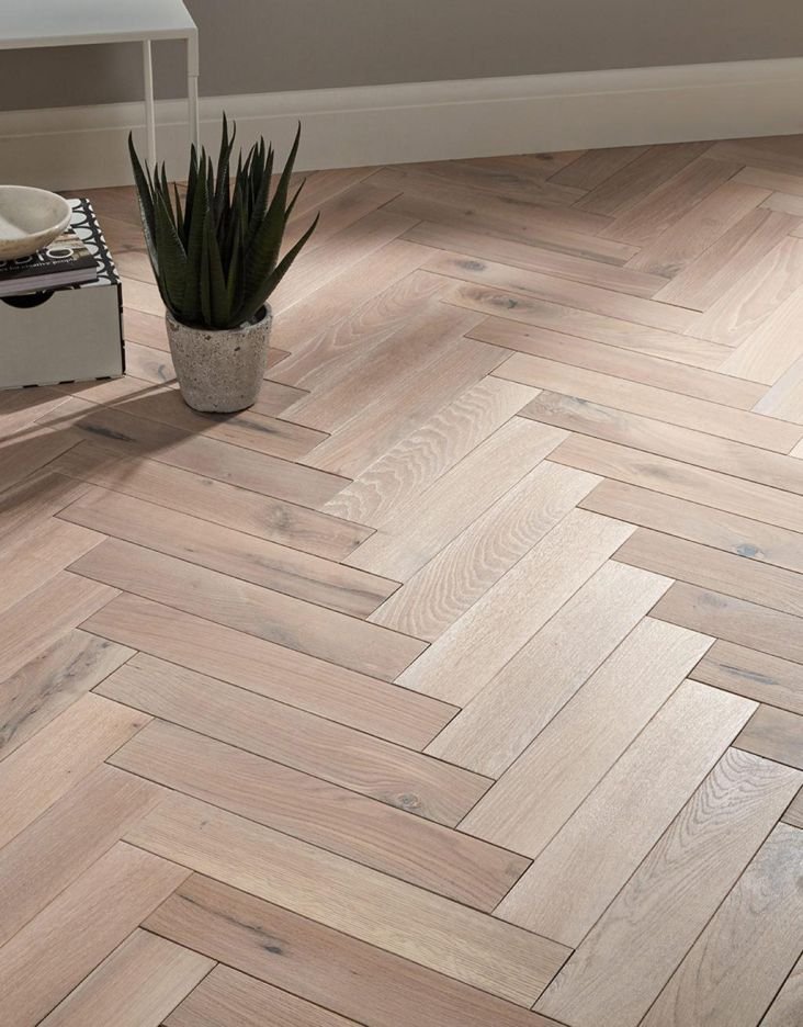 Herringbone Frosted Oak