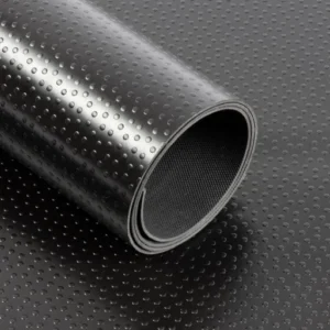 PVC Vinyl Flooring Dots Black