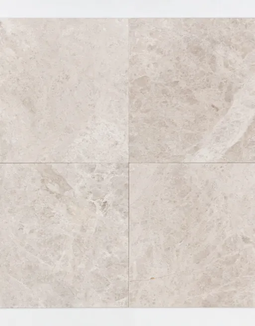 Silver Clouds Polished Marble Tile 1