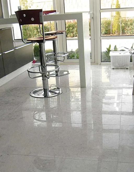 Silver Clouds Polished Marble Tile