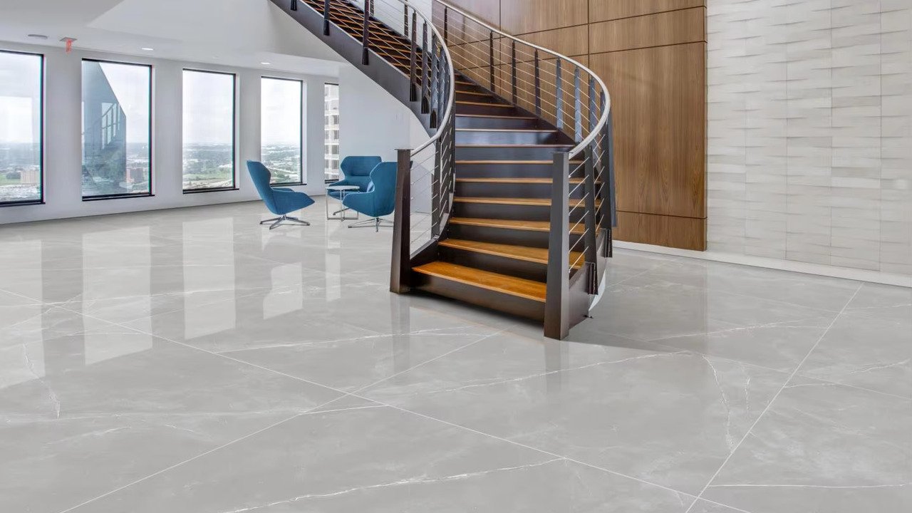 Large slabs Floor Tile in home