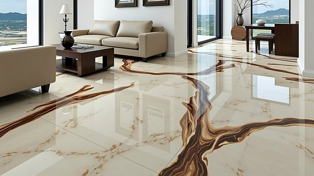 Living Room Tiles Design