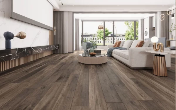 Cliffside Oak SPC flooring in living room