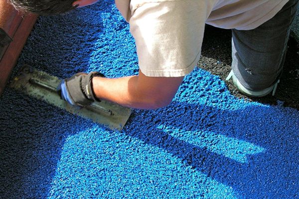 Floor Store Expert Installing EPDM Flooring