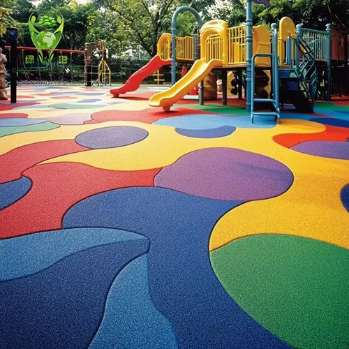 Mixed Color EPDM Flooring