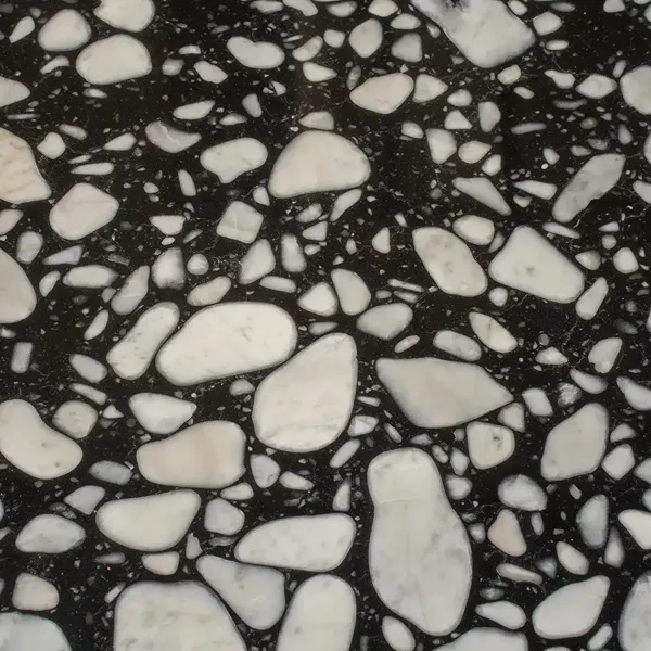 Black & White Marble Terrazzo