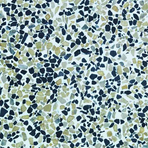 Blue & Olive Chip Terrazzo