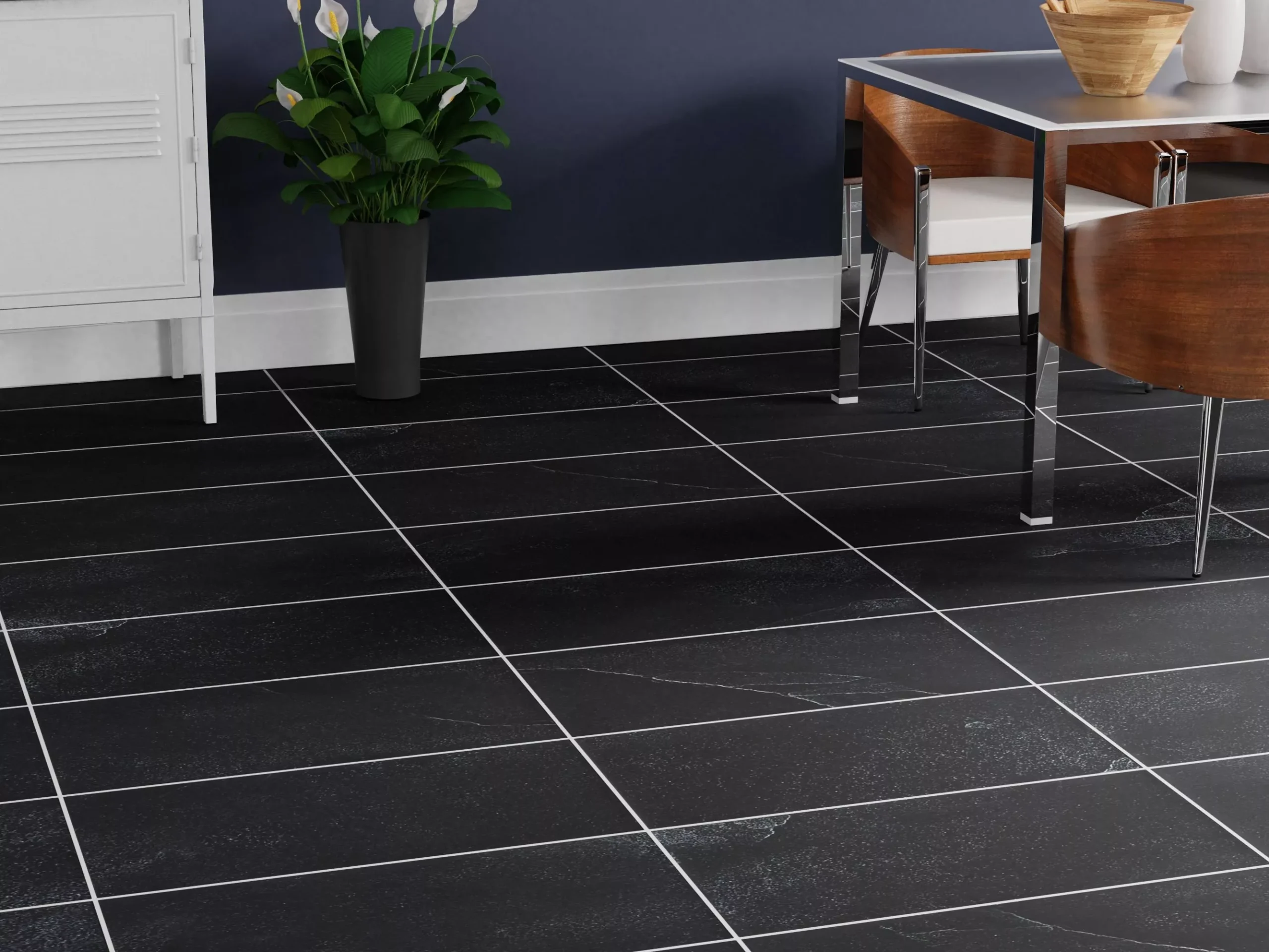 Brushed Limestone Terrazzo Flooring
