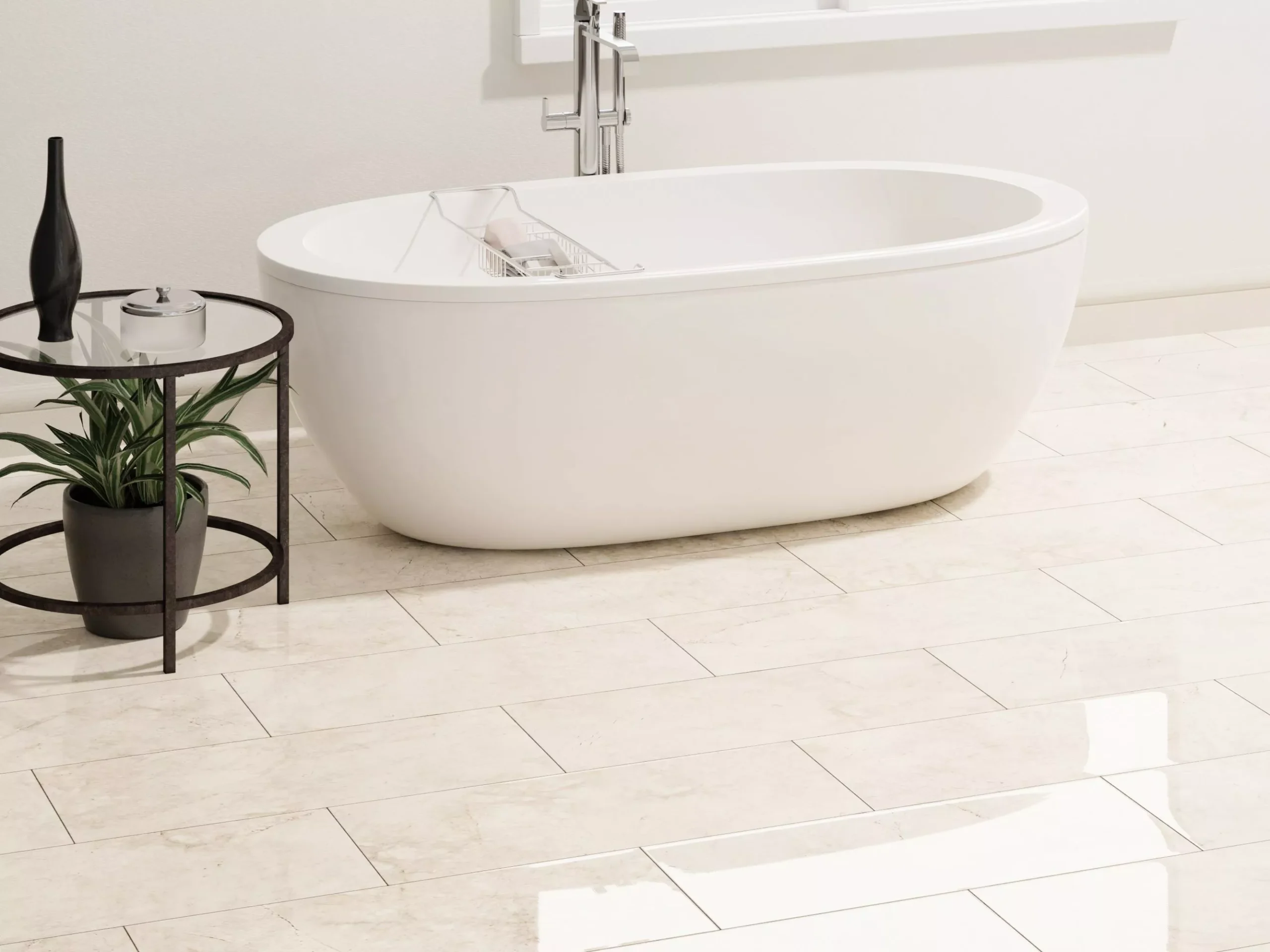 Brushed Marble Terrazzo Flooring