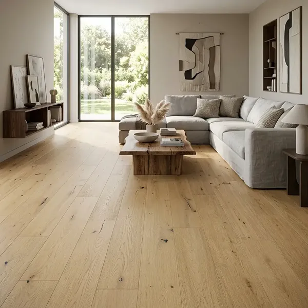 Conway Brown Flooring in Living Room