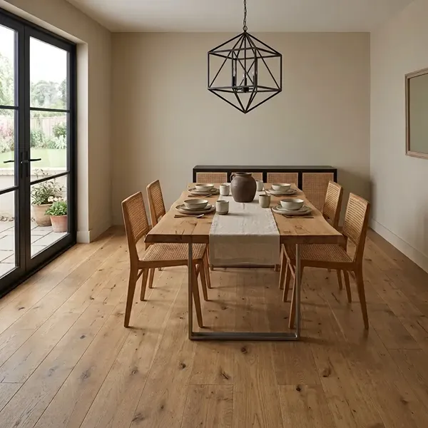 Copley Brown Flooring in Dining Room