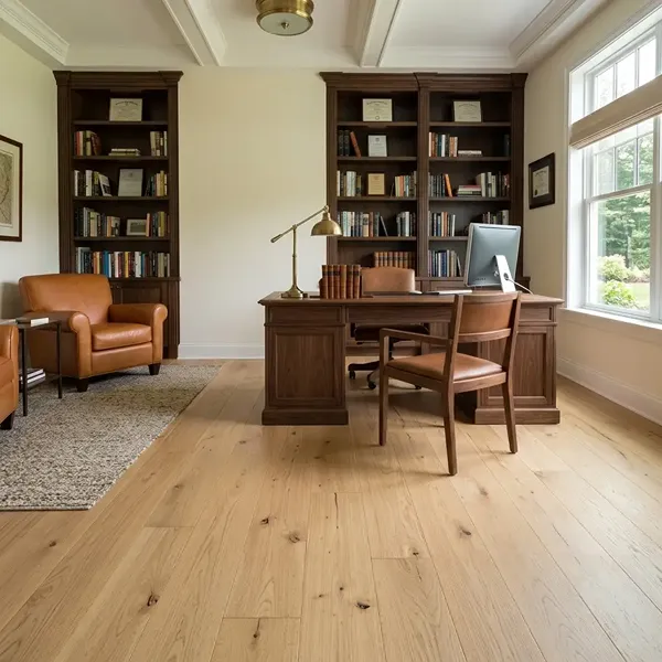 Hampton Brown Flooring in Study Room