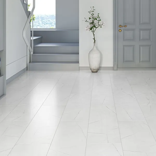 Iced Stone White Laminate in Living Room