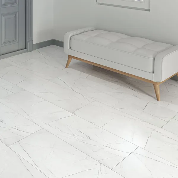 Iced Stone White Laminate in Room