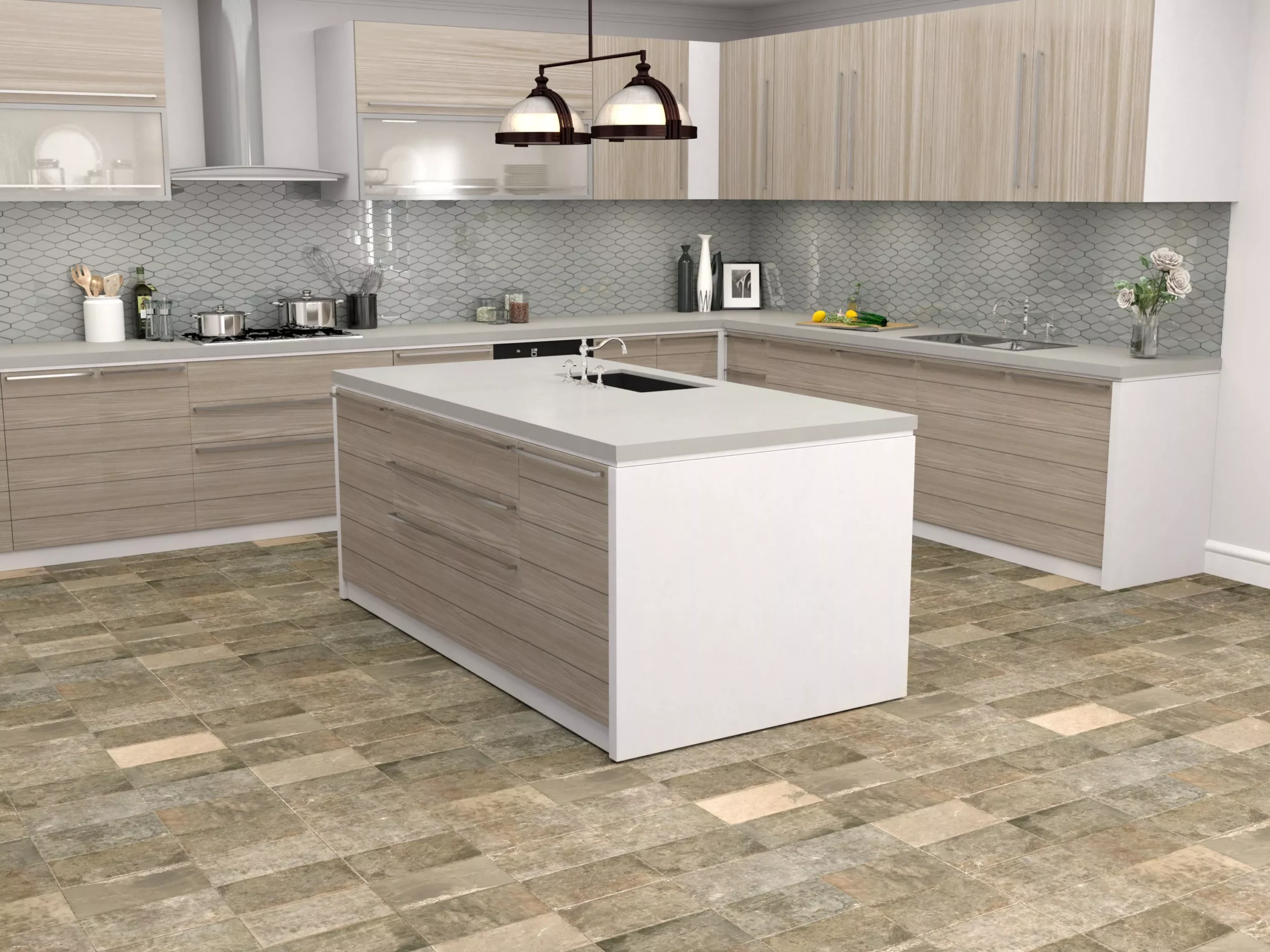 Indian Creek Slate Terrazzo Flooring