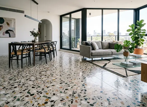 Modern Terrazzo Flooring Dubai designed for stylish residential spaces