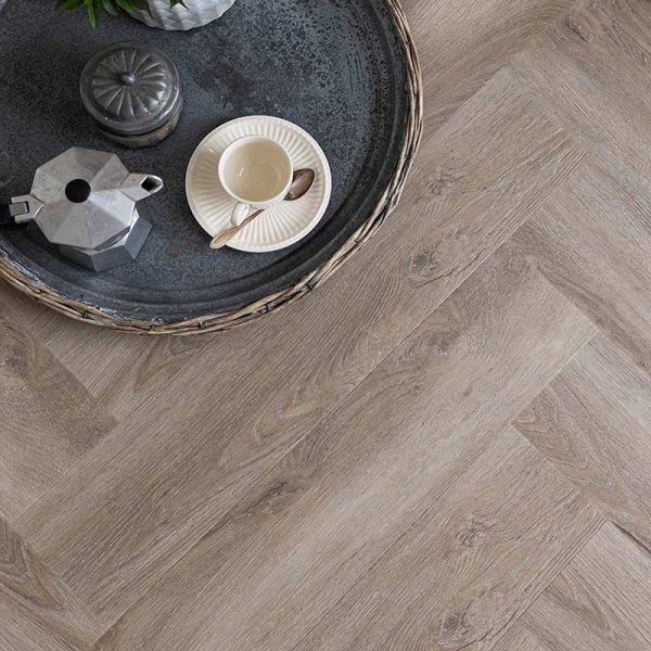 Oast herringbone Bathroom Flooring Closeup