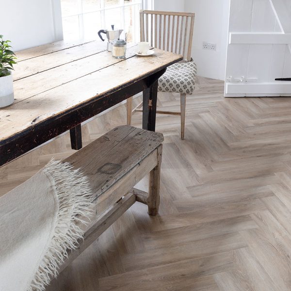 Oast herringbone Bathroom Flooring Sample