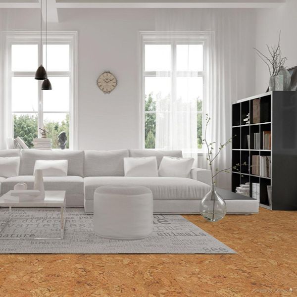 Originals Shell Cork Flooring installed in Room