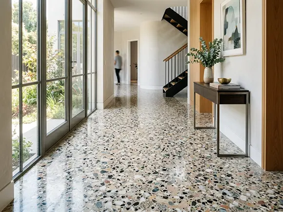Professional Terrazzo Flooring Dubai installation with premium finish