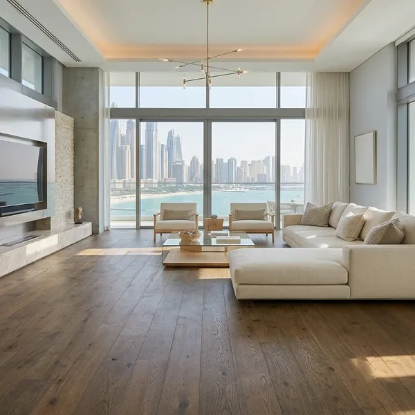 Tuscany Brown Flooring Installed in Room
