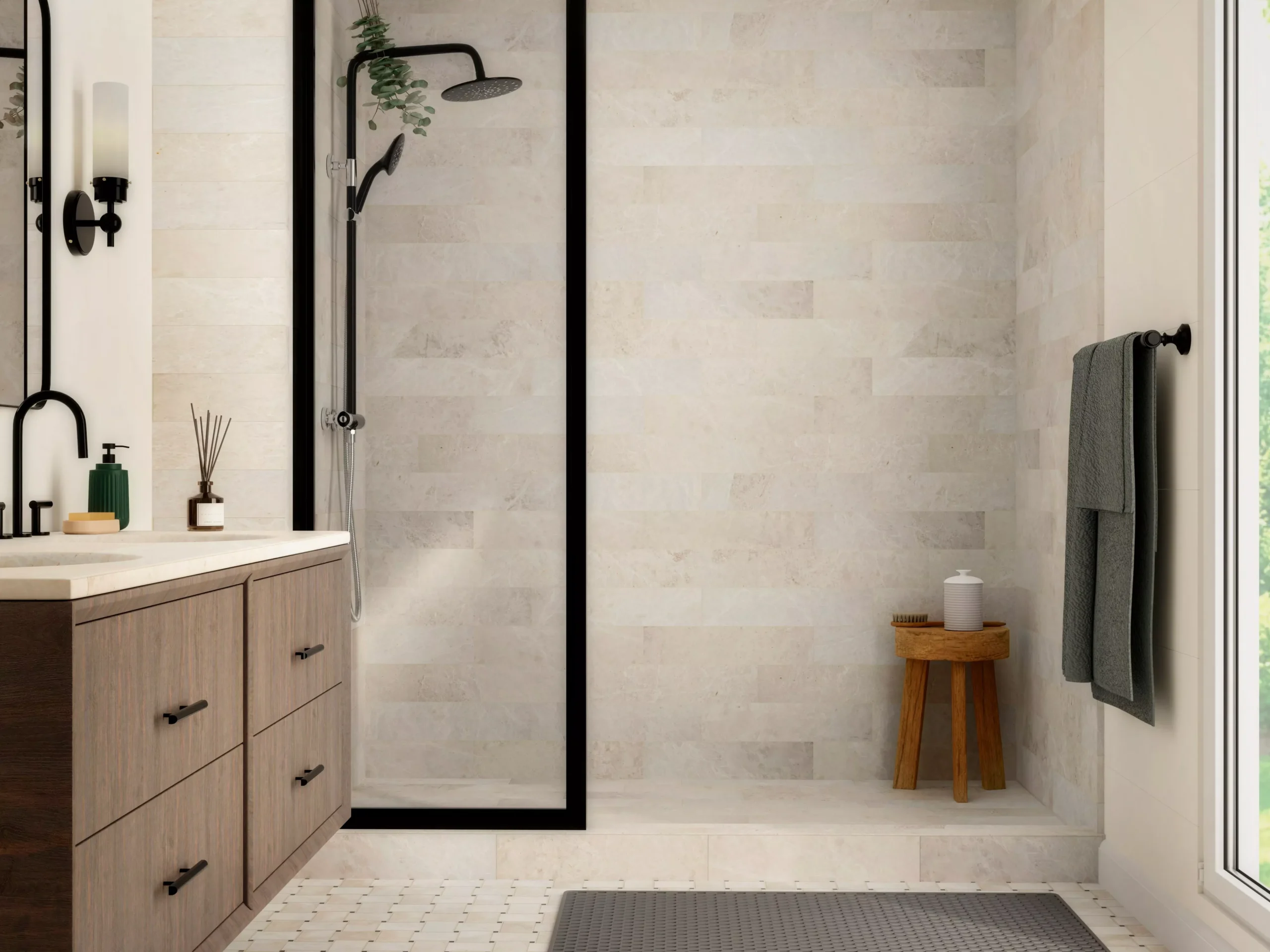 Vanilla Honed Marble Flooring