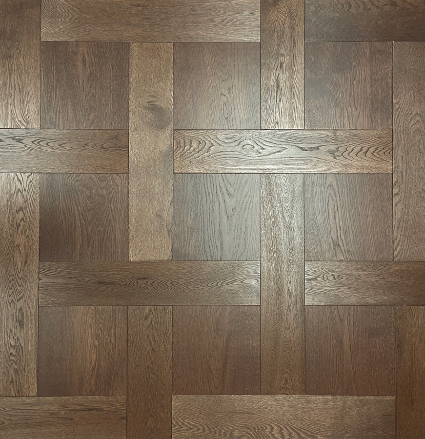 Cured Oak Basket weave Flooring