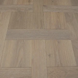Fumed Limed Oak Basket Weave Flooring
