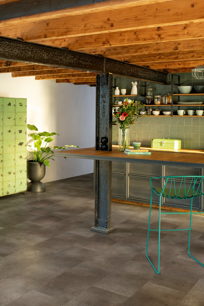 Oxidized rock Waterproof Flooring