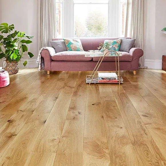 Brushed Oiled Rustic Oak Engineered Flooring