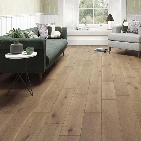 Sugar Oak 12mm Laminate Flooring with Underlay